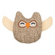 Trixie uil stof pluche met kattenkruid catnip beige
