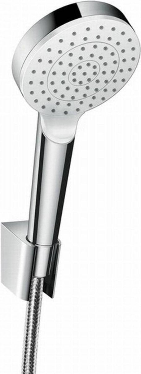 Hansgrohe crometta badset 1jet ecosmart 8 l min met doucheslang 125 cm wit chroom