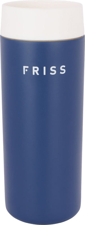 Friss travel mug rvs 350ml blauw
