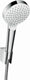 Hansgrohe porter 's badset - slang 125 cm - chroom wit