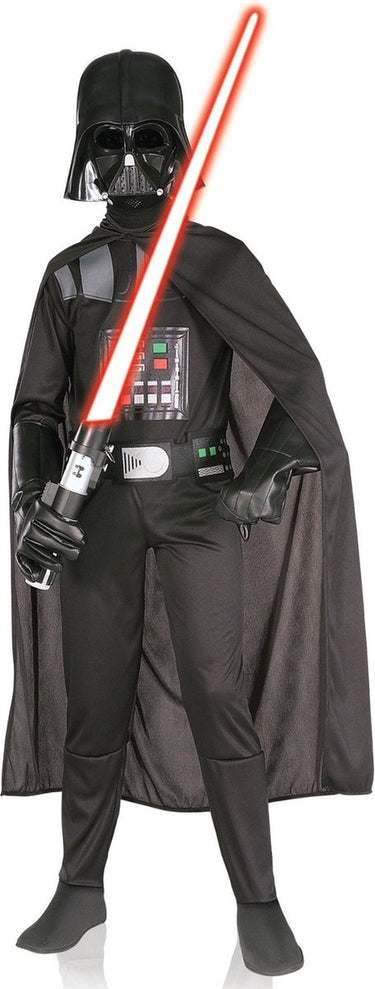 Rubies uk - klassiek darth vader kostuum voor kinderen - 98 104 (3-4 jaar) - kinderkostuums