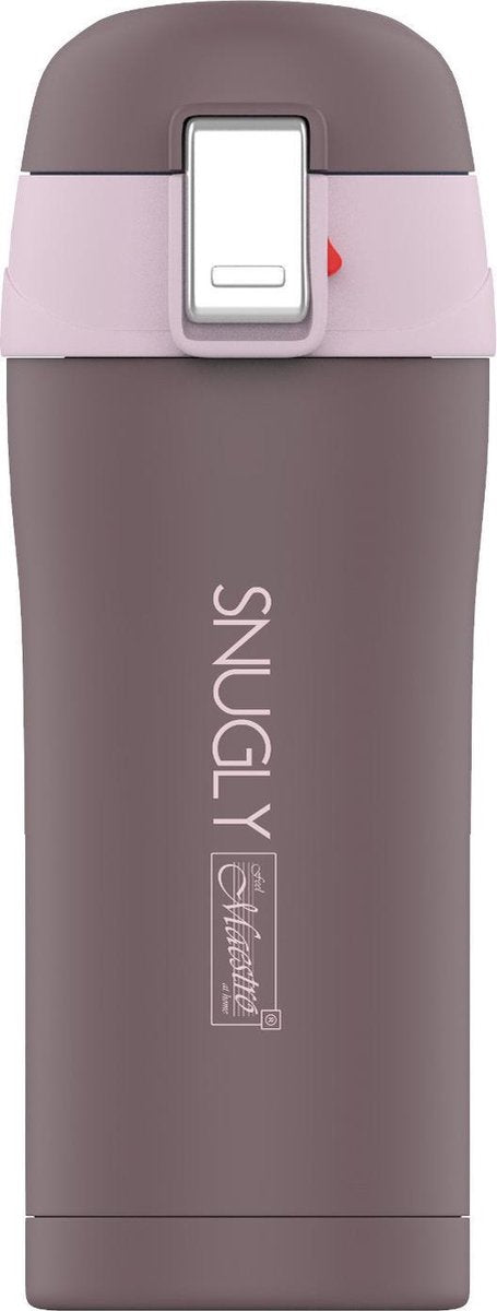 Maestro thermosfles - geïsoleerd roestvrij staal voor warme of koude dranken (300ml, bruin)