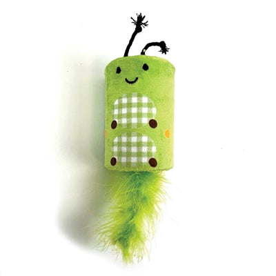 Happy pet tabby patch rups ratel en roller groen