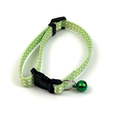 Happy pet tabby patch halsband kat ruit groen