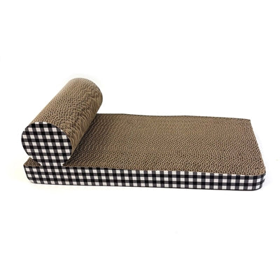 Load image into Gallery viewer, Happy pet tabby patch krabmat chaise lounge karton
