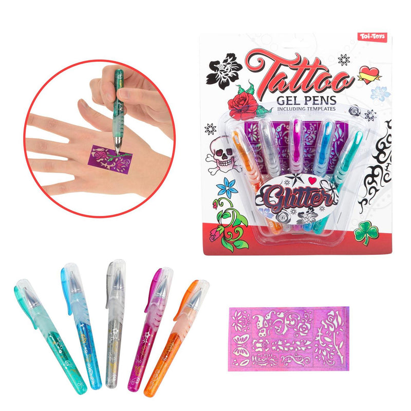 Load image into Gallery viewer, Toi-toys toi toys tattoo tattoo gelpennen set a 5
