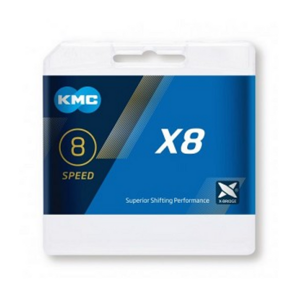 KMC chain x8 narrow 1/2x3/32, 7.3mm, 114L 8 speed