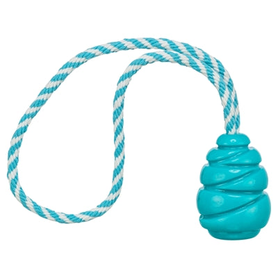 Load image into Gallery viewer, Trixie jumper kegel aan touw super strong tpr petrol
