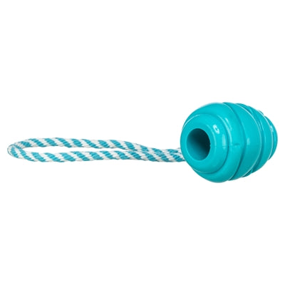 Load image into Gallery viewer, Trixie jumper kegel aan touw super strong tpr petrol
