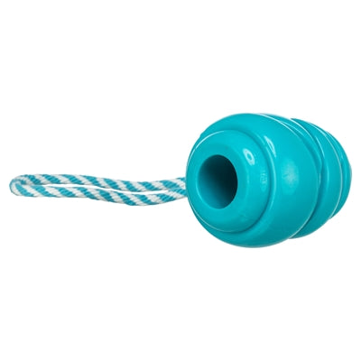 Load image into Gallery viewer, Trixie jumper kegel aan touw super strong tpr petrol
