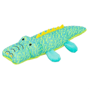 Trixie krokodil stof aqua groen