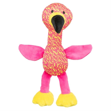 Trixie flamingo stof roze geel