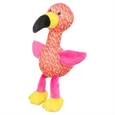 Trixie flamingo stof roze geel