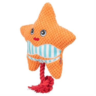 Trixie zeester met flostouw oranje