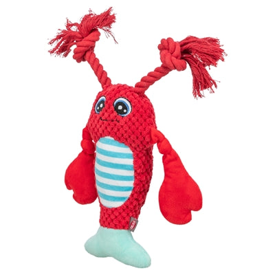 Load image into Gallery viewer, Trixie kreeft met flostouw rood
