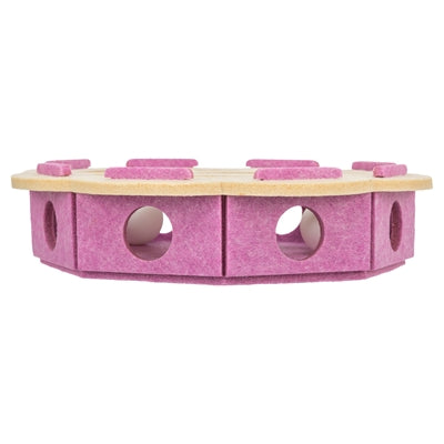 Load image into Gallery viewer, Trixie hole'n'roll bloem vilt roze beige
