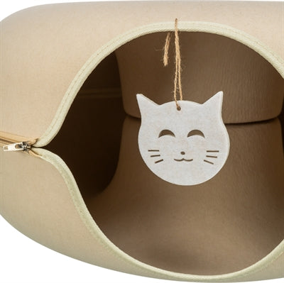 Load image into Gallery viewer, Trixie speeldonut vilt beige
