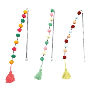 Croci kattenhengel pompom assorti