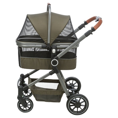 Load image into Gallery viewer, Trixie hondenbuggy maximaal 22 kg olijfgroen
