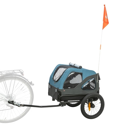 Load image into Gallery viewer, Trixie fietskar tot 23 kg blauw grijs
