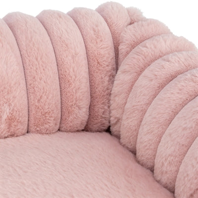 Trixie hondenmand lonni hoekig ribfluweel roze