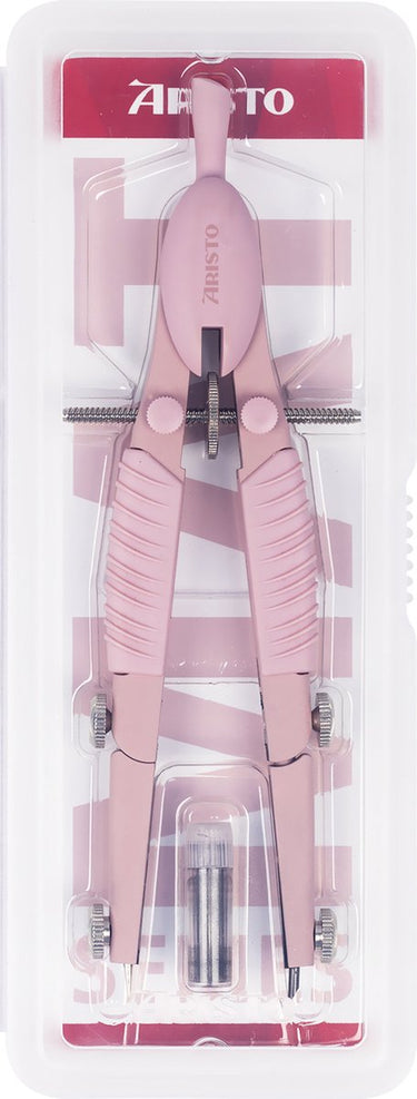 Aristo snelverstelpasser - topline - lengte 17cm - diameter 370mm - mat roze - ar-55817