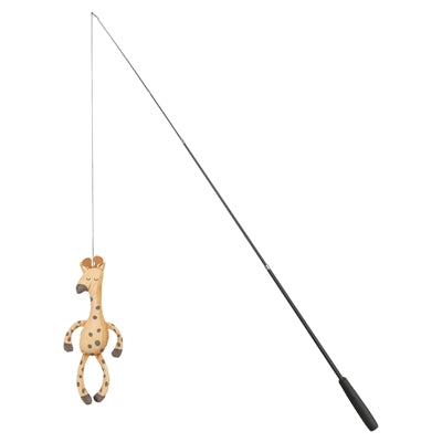 Load image into Gallery viewer, Trixie kattenhengel telescopisch grote katten met giraffe bruin
