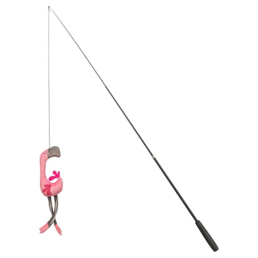 Trixie kattenhengel telescopisch grote katten met flamingo roze