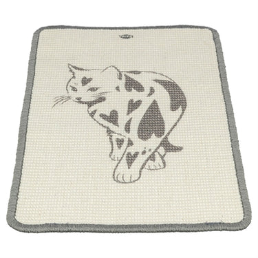 Trixie krabmat met print taupe