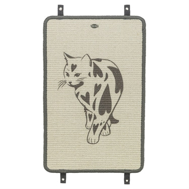 Trixie krabmat met print taupe