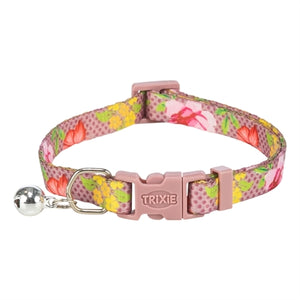 Trixie kattenhalsband bloemen motief assorti