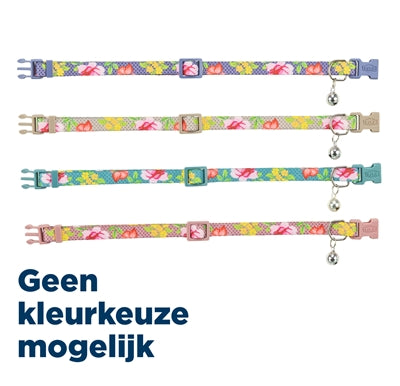 Load image into Gallery viewer, Trixie kattenhalsband bloemen motief assorti
