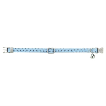 Trixie kattenhalsband stippen motief blauw