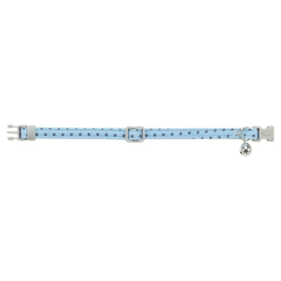 Load image into Gallery viewer, Trixie kattenhalsband stippen motief blauw
