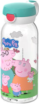 Mepal drinkfles met flipdop campus - 600 ml - waterfles kinderen - lekdicht - hygiënische deksel - peppa pig