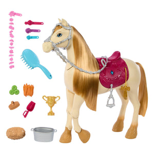Mattel barbie mysteries dans- en showpaard met accessoires