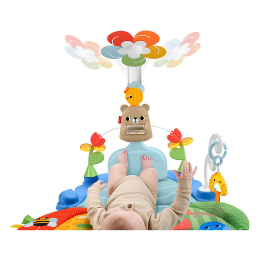Fisher-price 3-in-1 trappel en schommel activiteitenmat