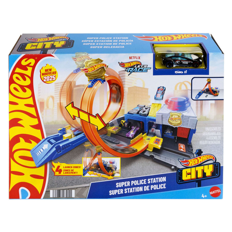 Load image into Gallery viewer, Hot wheels city superpolitiebureau - loopingbaan
