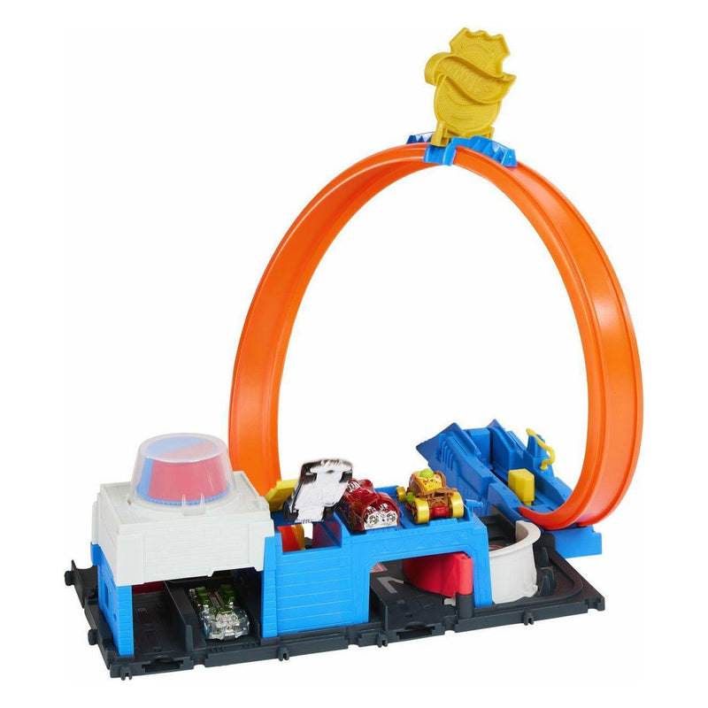 Load image into Gallery viewer, Hot wheels city superpolitiebureau - loopingbaan
