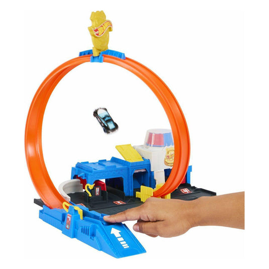 Hot wheels city superpolitiebureau - loopingbaan