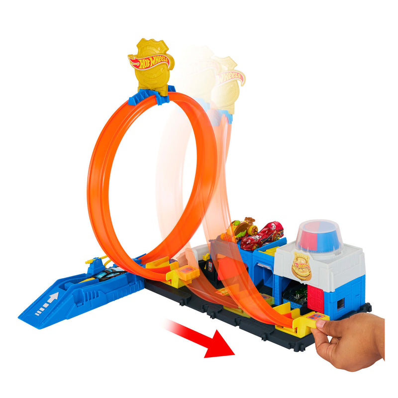 Load image into Gallery viewer, Hot wheels city superpolitiebureau - loopingbaan
