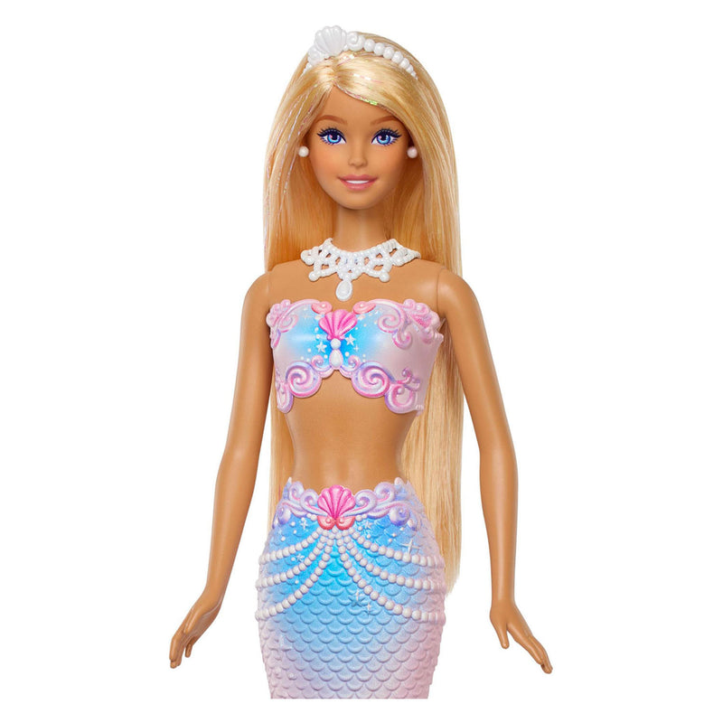 Load image into Gallery viewer, Barbie glitterende zeemeermin met bellen
