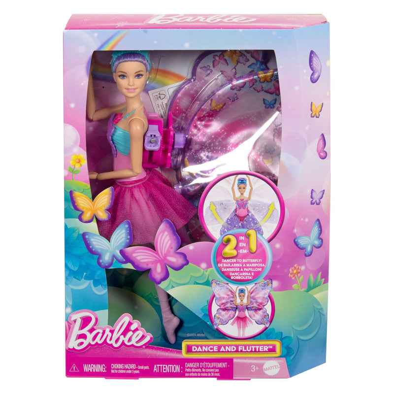 Load image into Gallery viewer, Barbie dans- en fladderpop – magische vlindervleugels
