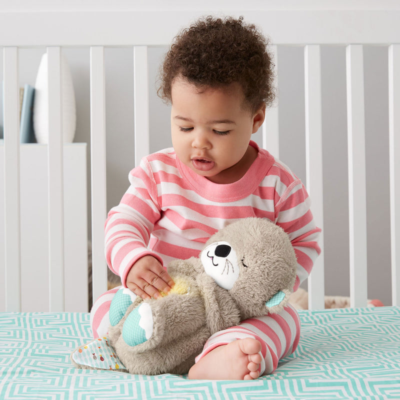 Load image into Gallery viewer, Mattel fisher-price bedtijd otter 30 cm - baby speelgoed - 0 tot 6 maanden - knuffel
