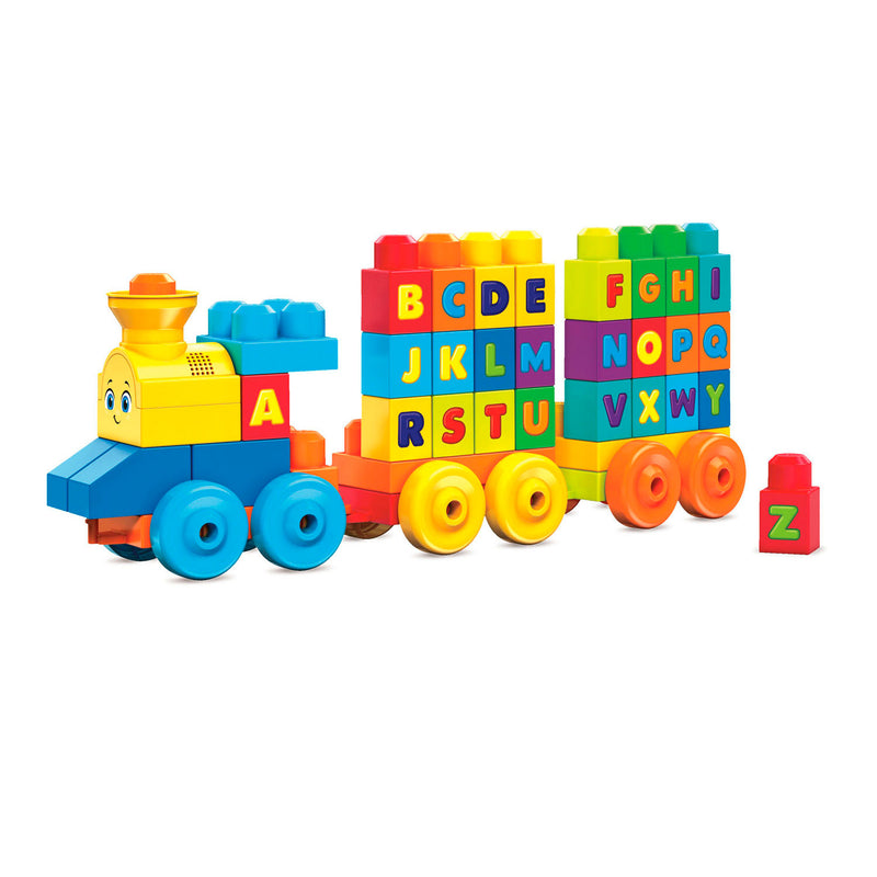 Load image into Gallery viewer, Mega bloks abc muziektrein - educatieve bouwblokken voor 1-5 jaar - 50 blokken
