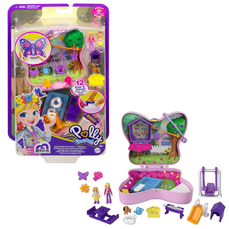 Load image into Gallery viewer, Mattel Polly Pocket Pocket Vlindertuin compact
