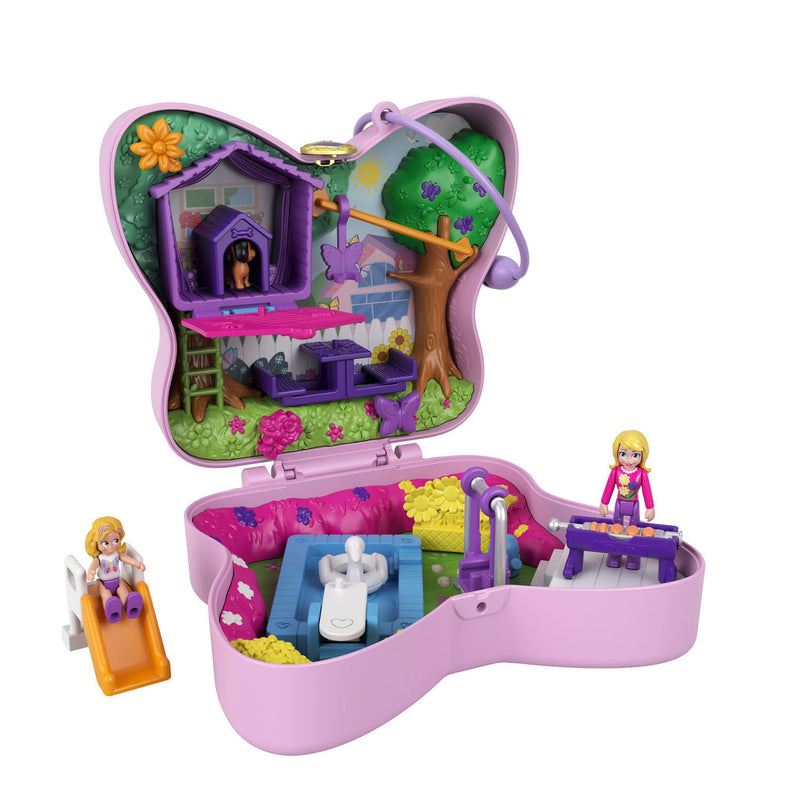 Load image into Gallery viewer, Mattel Polly Pocket Pocket Vlindertuin compact
