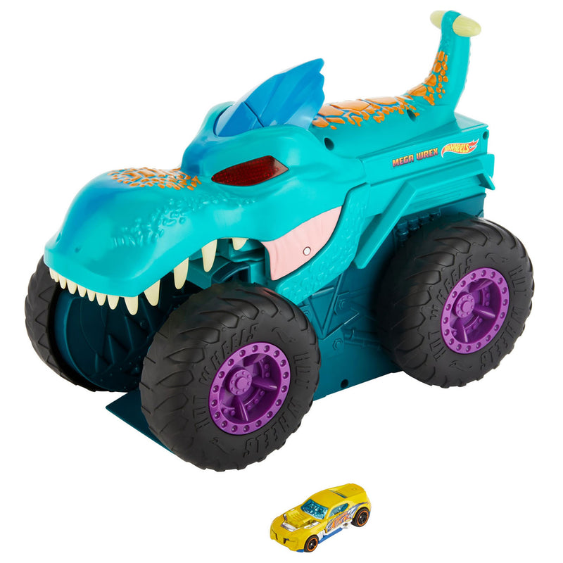 Load image into Gallery viewer, Hot Wheels Monster Truck Car Chompin' Mega-Wrex
