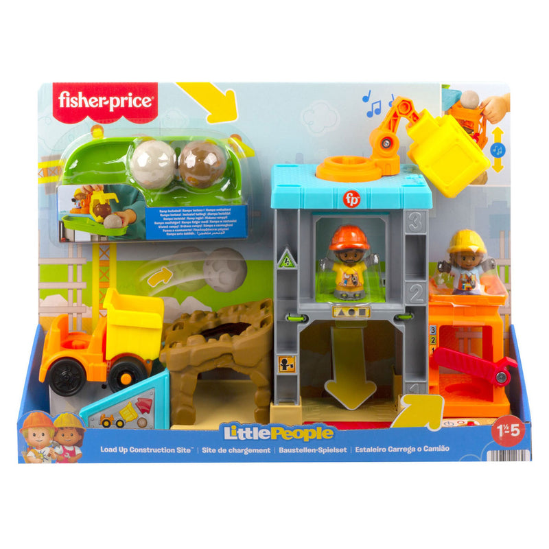 Load image into Gallery viewer, Fisher Price Little People Leren Laden Bouwplaats
