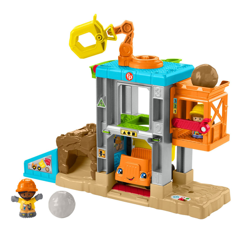 Load image into Gallery viewer, Fisher Price Little People Leren Laden Bouwplaats
